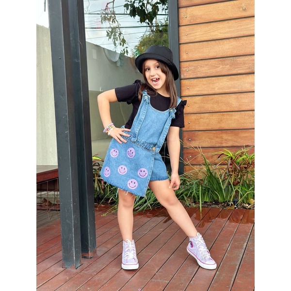 salopete emoge | Shopee Brasil