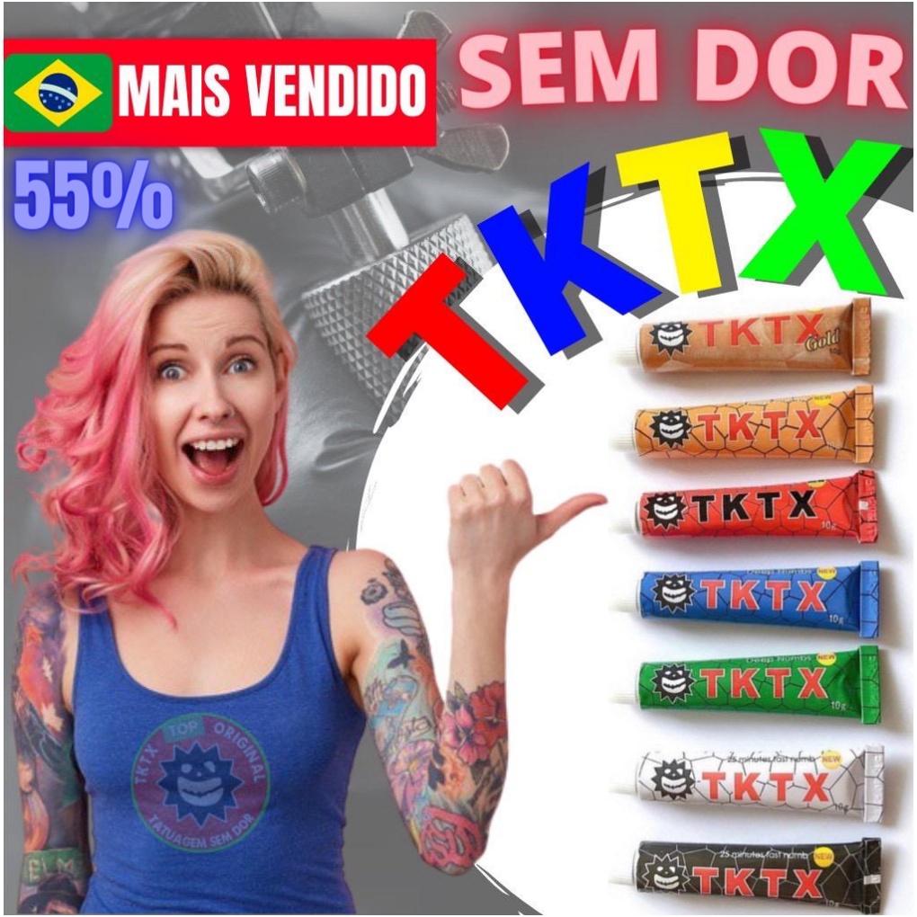 POMADA TATUAGEM COM LACRE ORIGINAL - MICRO TATTO