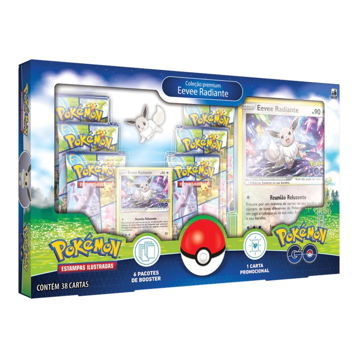 Box Premium Eevee Radiante - Pokémon Go
