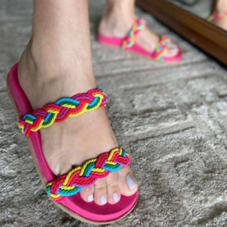 Sandalia Papete Feminina Calce Facil Rasteira Birken Ultra Confort Flexivel