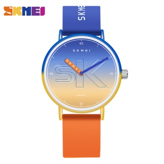 Relógio De Quartzo Moderno SKMEI Relógios Pessoas Jovens São Adequados Para Estudantes Confortáveis Pulseira De silicone Estilo casual