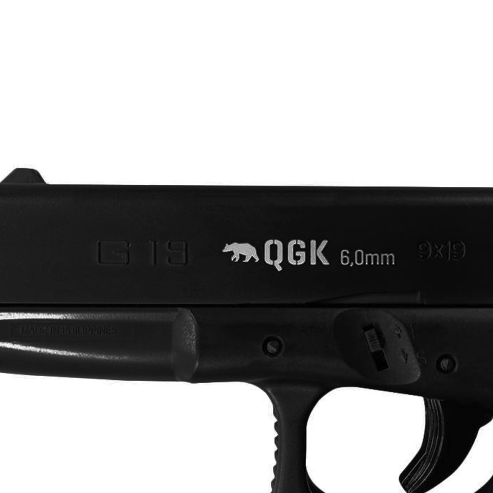 Pistola Brinquedo Realista Airsoft Gk V307 6mm Bbs Alvo Óleo