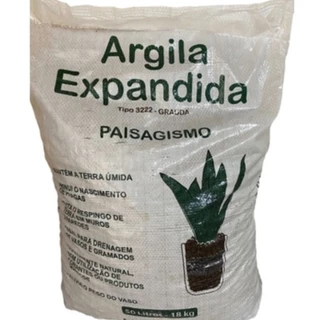 Argila Expandida 50 LITROS - Drenagem Construção Decoração - Canteiros Vasos Floreiras Lajes - Tamanho 3222 - Cinexpam