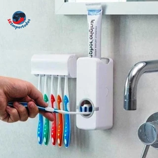 Dispenser de Creme Dental Pasta de Dente Suporte Escova Dente em Oferta na Shopee