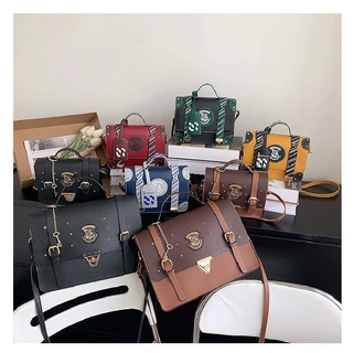 KCS Harry Potter Co-Branded Hogwarts Academy Of Magic Same Style Cambridge Bag Bolsa Mensageiro Portátil Estilo Britânico