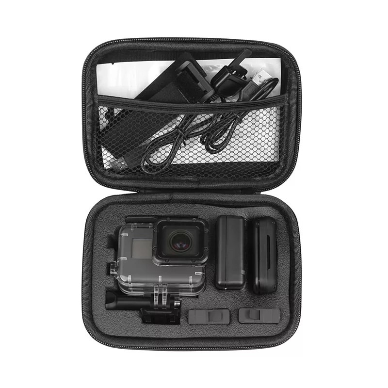 Maleta case bag Para Guardar Acessórios Go pro Sport Câmera Sjcam