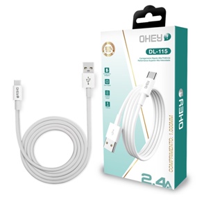 Cabo Usb Tipo C 2.4A 1m marca OHEY