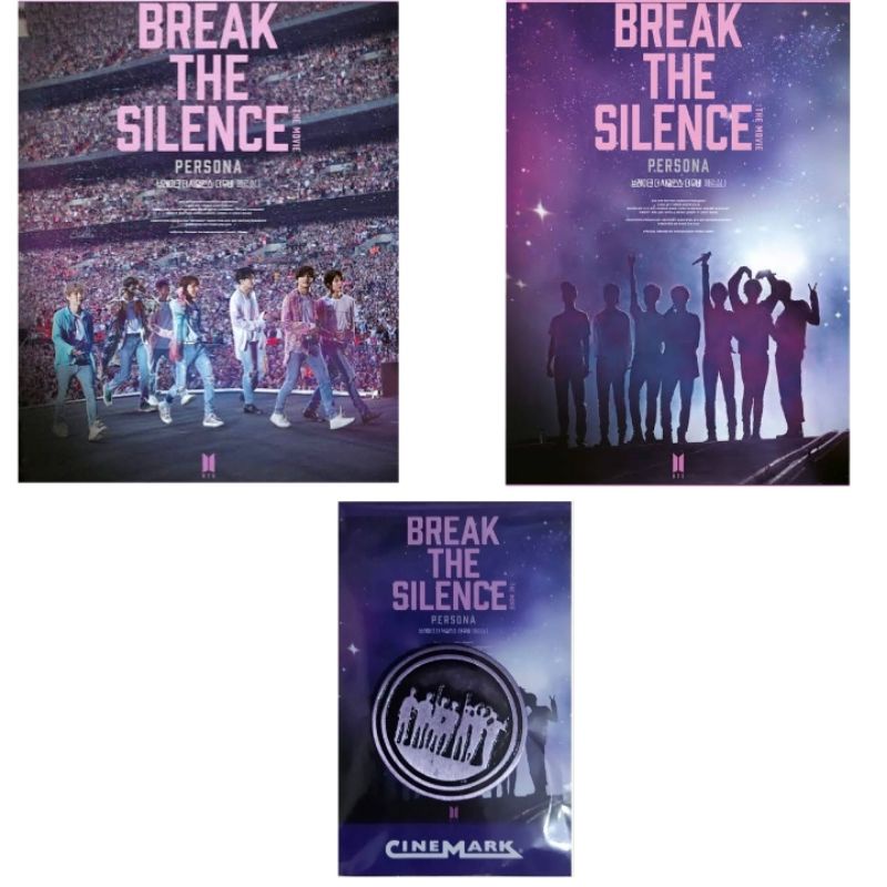 moeda BTS Break The Silence Persona cartão postal Cinemark k pop nerd ...