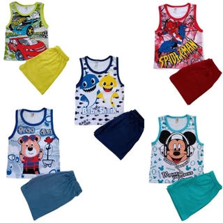 Kit 10 Peças 5 Conjuntos Menino 1a 2 anos