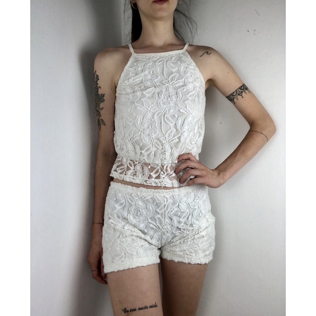 Short branco hot sale marisa