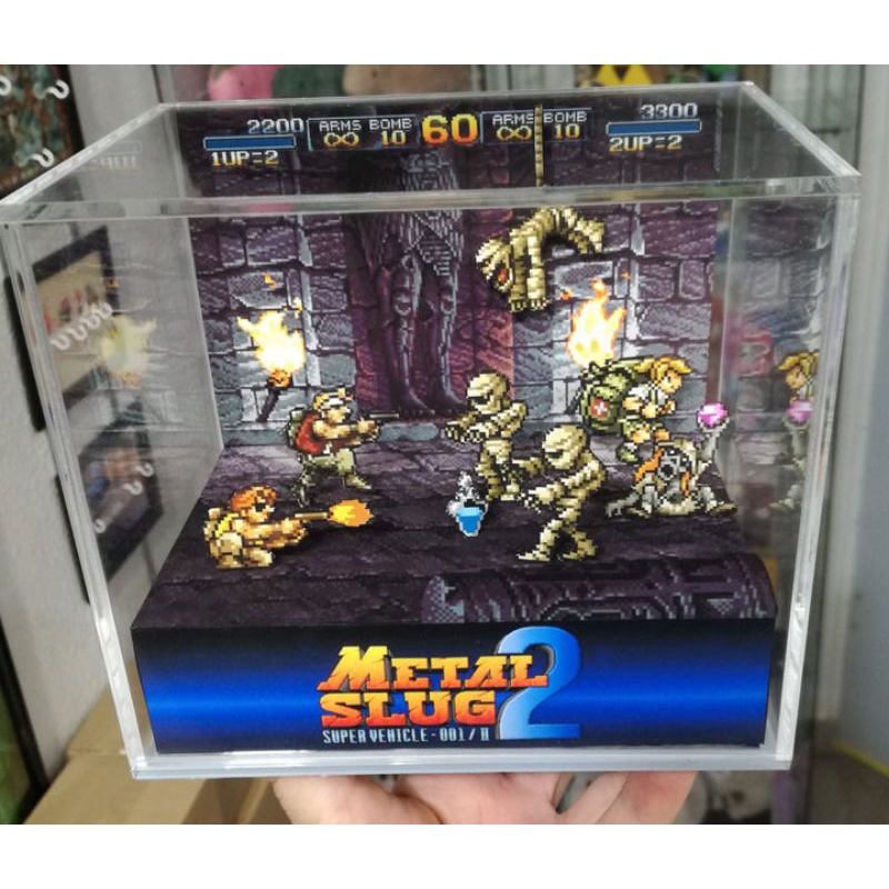Cubo diorama metal slug 2