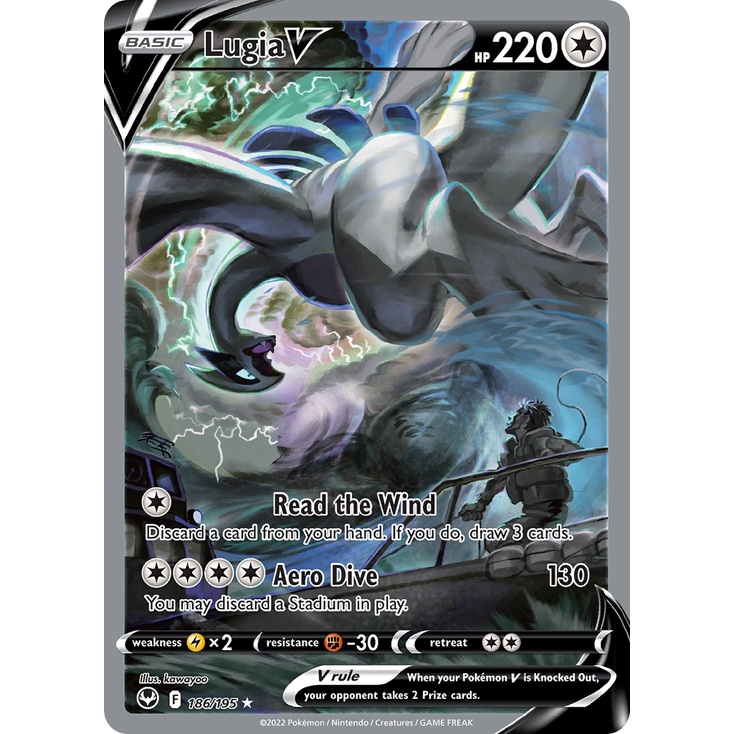 Lugia V 186 Alternative Artwork Ingles | Shopee Brasil