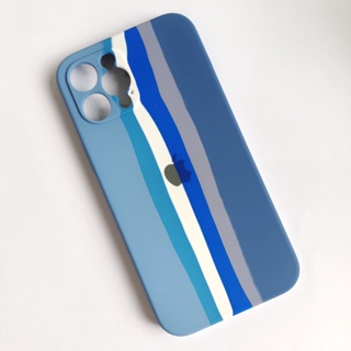 Capa iPhone 12 Pro Max Silicone Aveludada Arco Íris – Eu Que Fiz