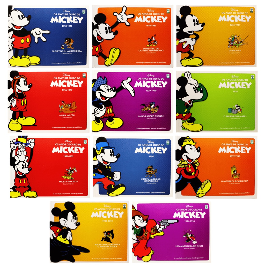 Os Anos De Ouro Do Mickey Edi O De Colecionador Livros Diferentes Capa Dura Shopee