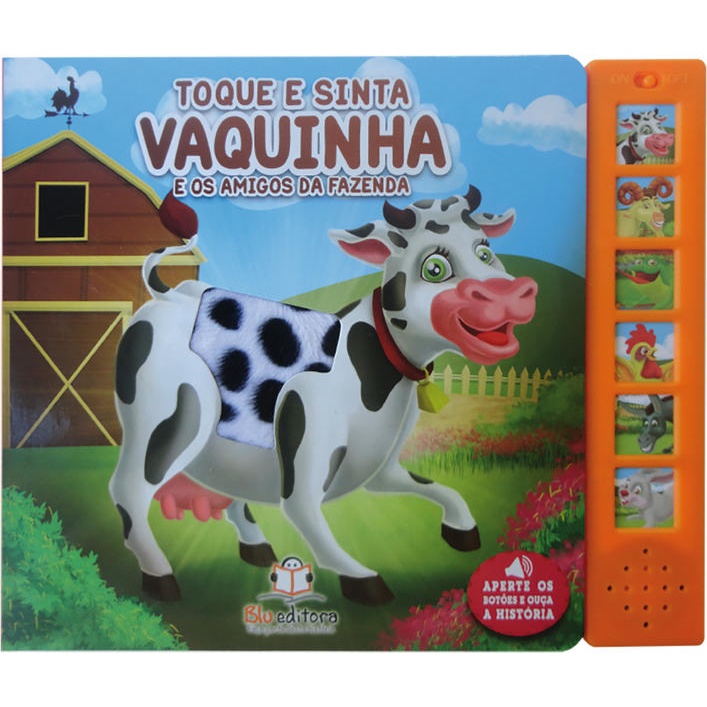 Livro Toque e Sinta Animais Fofinhos Cachorrinho - Blu Editora