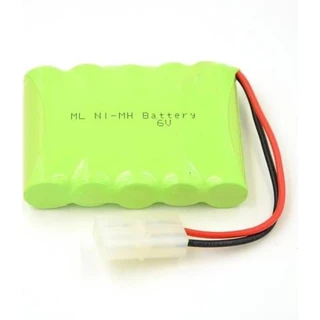 Bateria 6v 1800mah AA para carrinhos plug tamya recarregavel