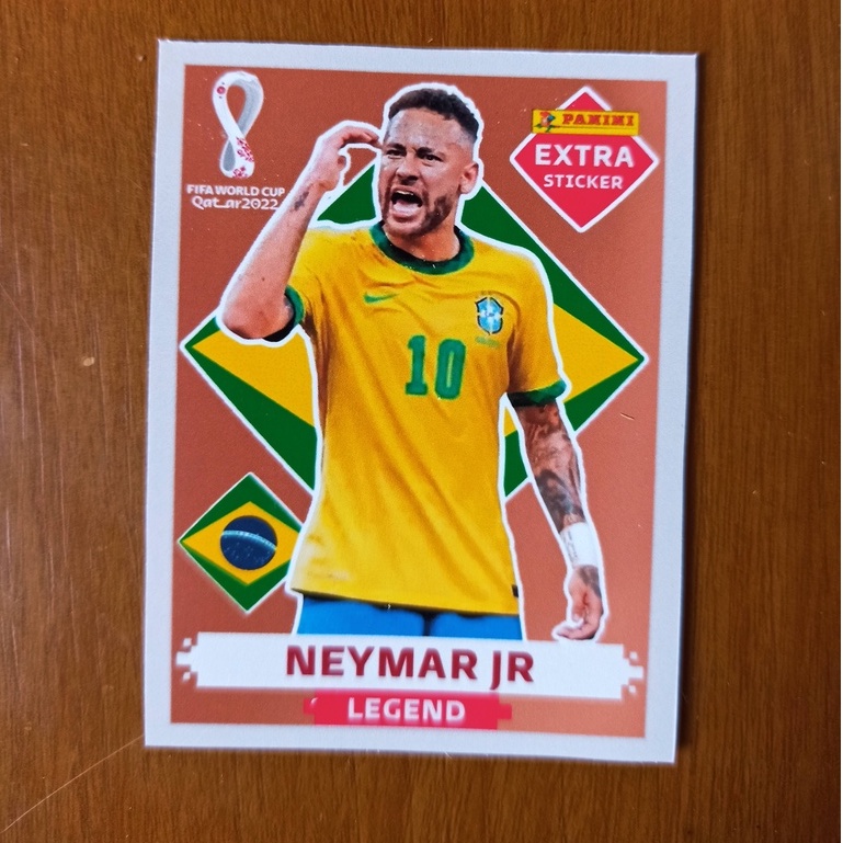figurinha legend Neymar bronze copa 2022