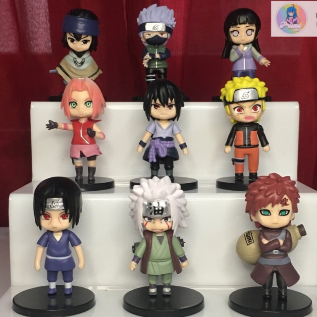 Naruto Colection Miniaturas De Coleção Minifigure De Ação Bonecos Kakashi  Hinata Gaara Itachi Sasuke Sakura Jyraia 