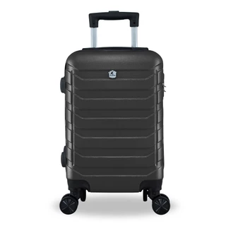 Mala Viagem 10kg Bagagem de Mão Mala Bordo ABS Rígido Rodinhas 360 Cinza