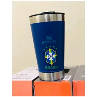 Copo Stanley Personalizado com Tampa Azul OriginalBRASASHOP