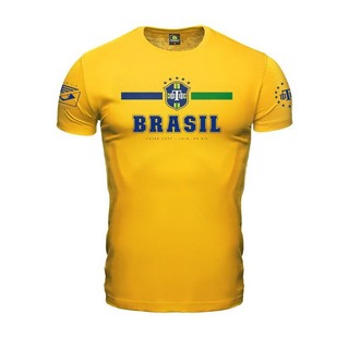 Camiseta Brasil Copa Catar 2022 Team Six Branca