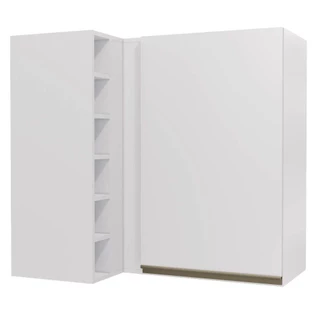 Armário Aéreo de Canto Maxxi 1 Porta 7 Prateleiras Kappesberg G768-BR 90x98x59cm