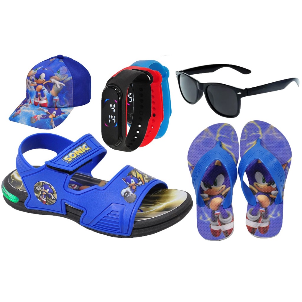 Sandalias infantil hot sale masculina personagens