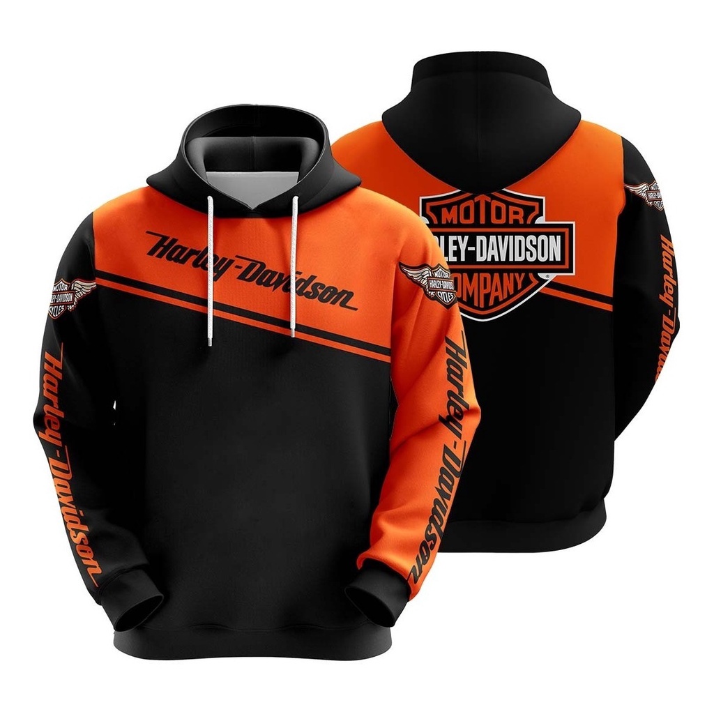 Blusa Moletom Harley Davidson Motociclismo Casaco De Frio M3 | Shopee ...