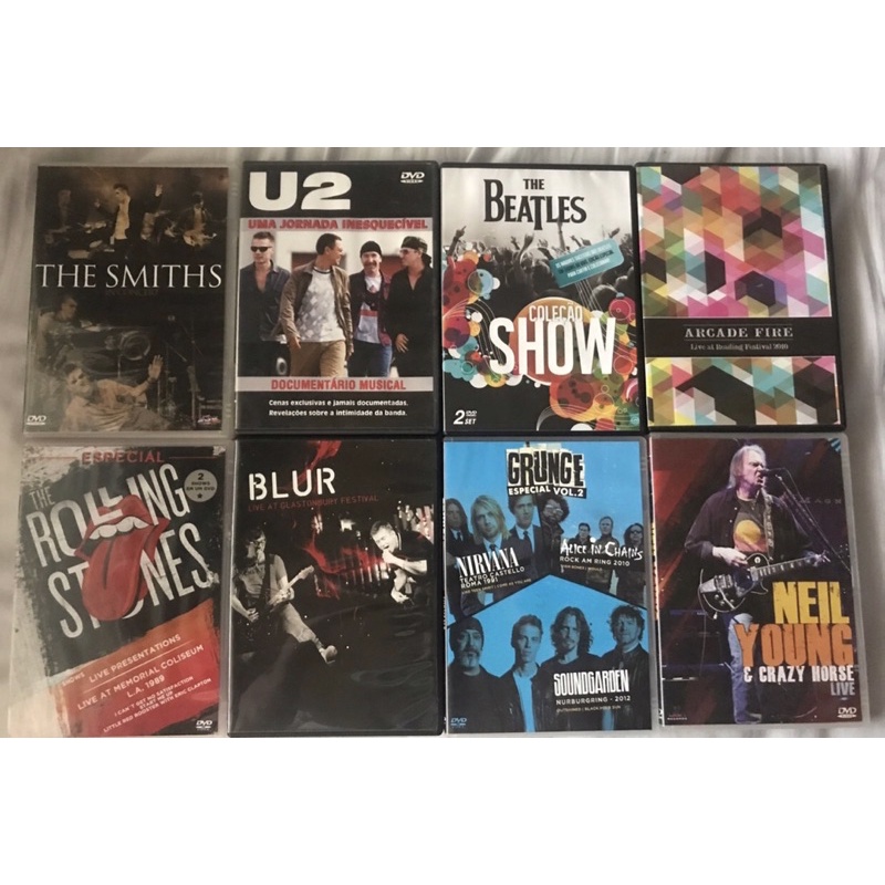 Dvds Rock (lote com 10 dvds) | Shopee Brasil