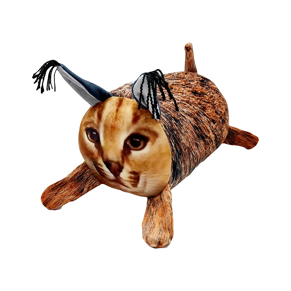 Grande floppa gato de pelúcia levantar um floppa brinquedos de pelúcia  floppa pelúcia para animais de estimação floppa gato de pelúcia peluches  plushie boneca