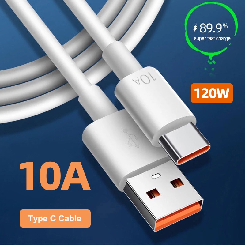 Cavo USB-C TYPE-C 120W 10A Cavetto Di Ricarica Rapida 1 METRO per