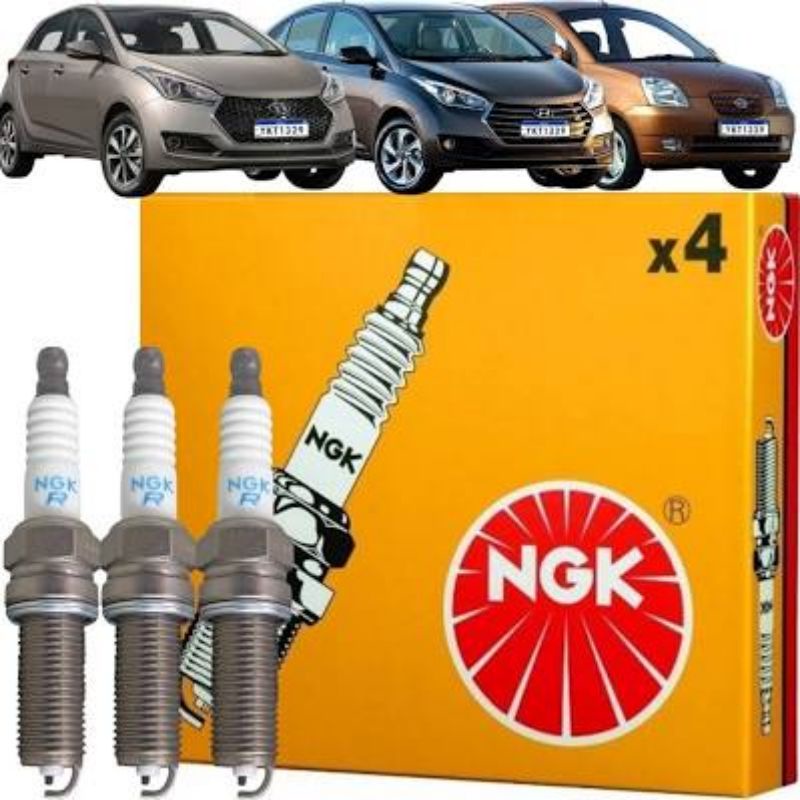 Jogo de Vela Original NGK Hb20 1.0 12V 2012 2013 2014 2015 HB20S ...
