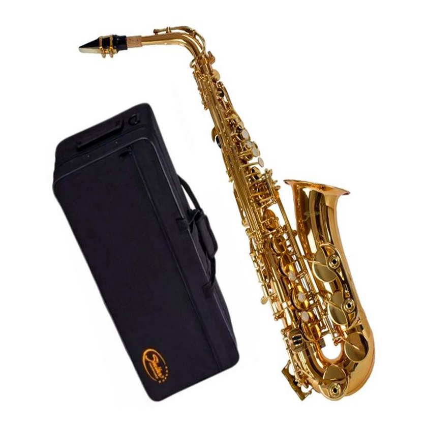 Miniatura Saxofone Tenor Dourado Em Metal Mini Sax Decoração
