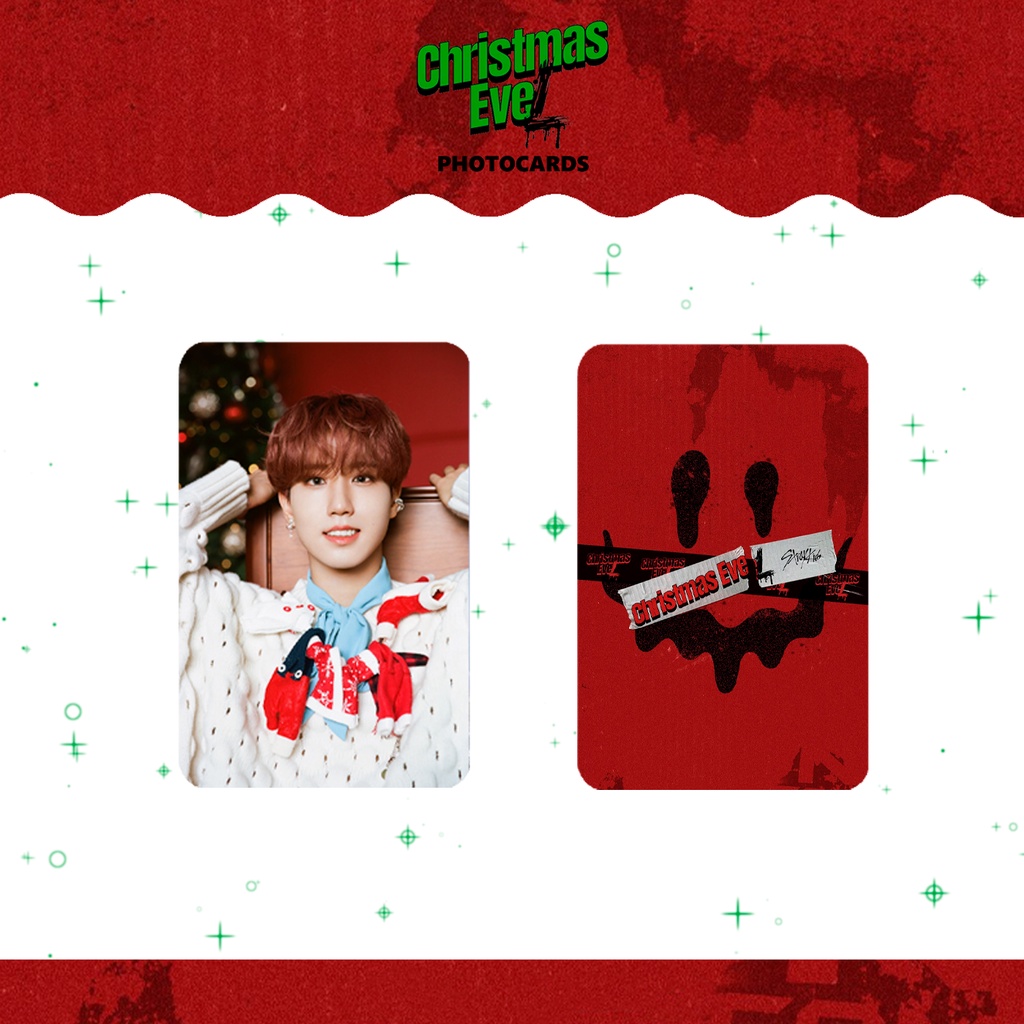 Kit Photocards Stray Kids- Christmas EveL (frente e verso