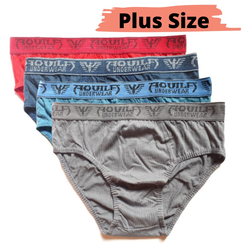 Kit 6 Cuecas GG1 GG2 GG3 Extra G Slip Tradicional Algodão Plus Size XGG