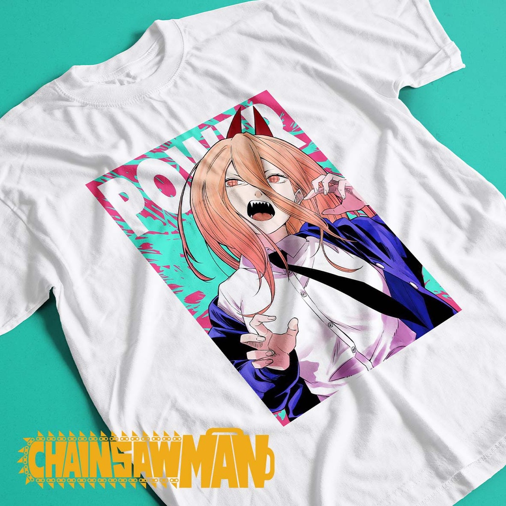 Camiseta Camisa Chainsaw Man Makima Anime Mangá Denji Motosserra Chain Saw  Blusa Unissex - Escorrega o Preço