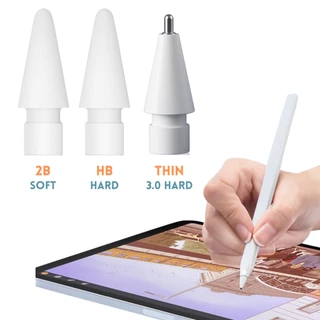 Pontas Finas De Reposição Para Caneta Apple Pencil 1 E 2 Geração iPad SOFT e HARD