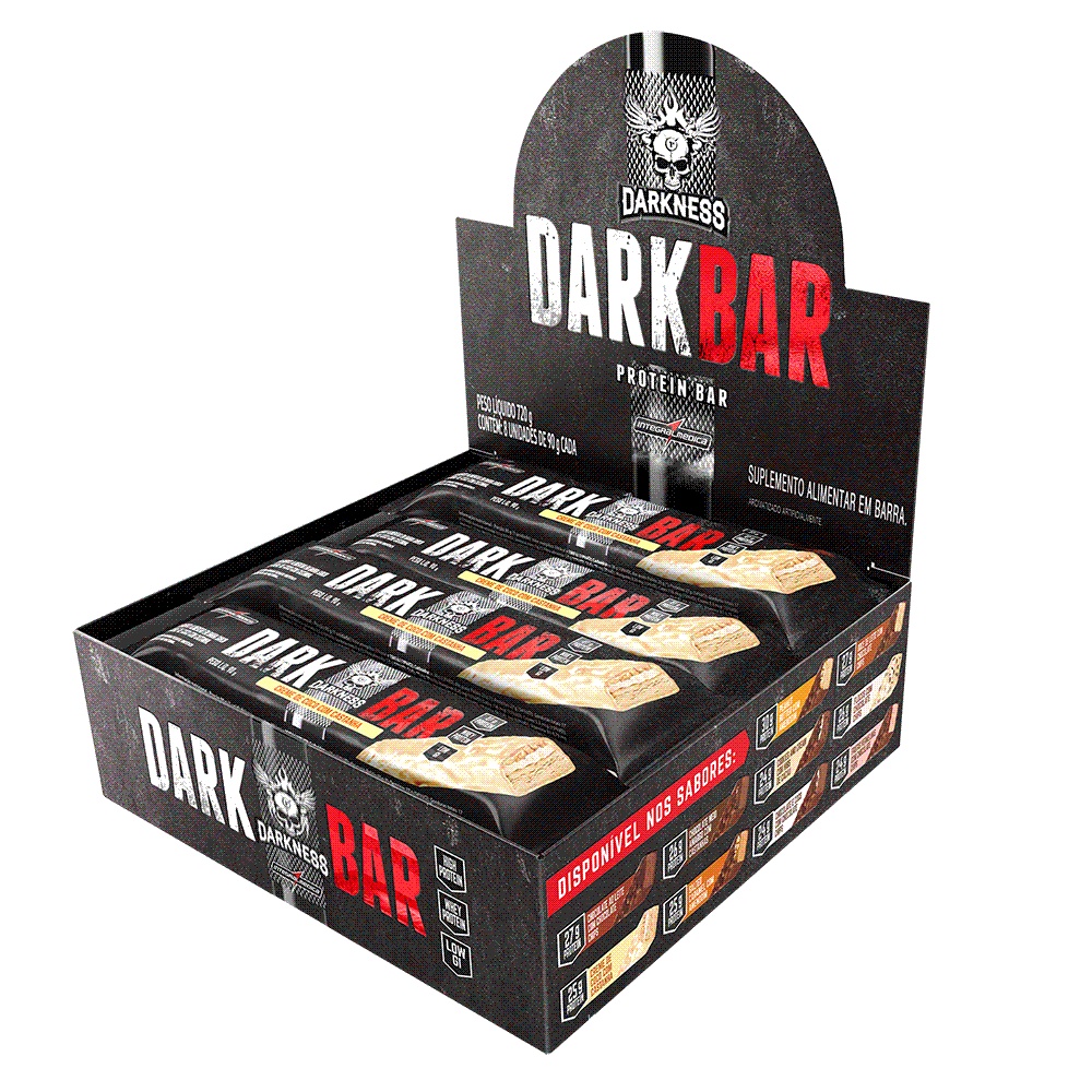 Dark Bar Whey 8un Darkness Barra de Proteína