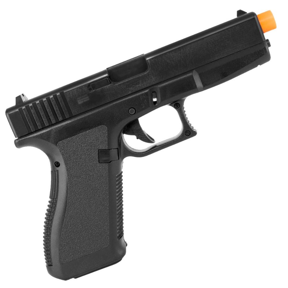 Pistola de Airsoft Mola Spring S23 6mm G23 165 FPS 50 BBs Glock G17 QGK