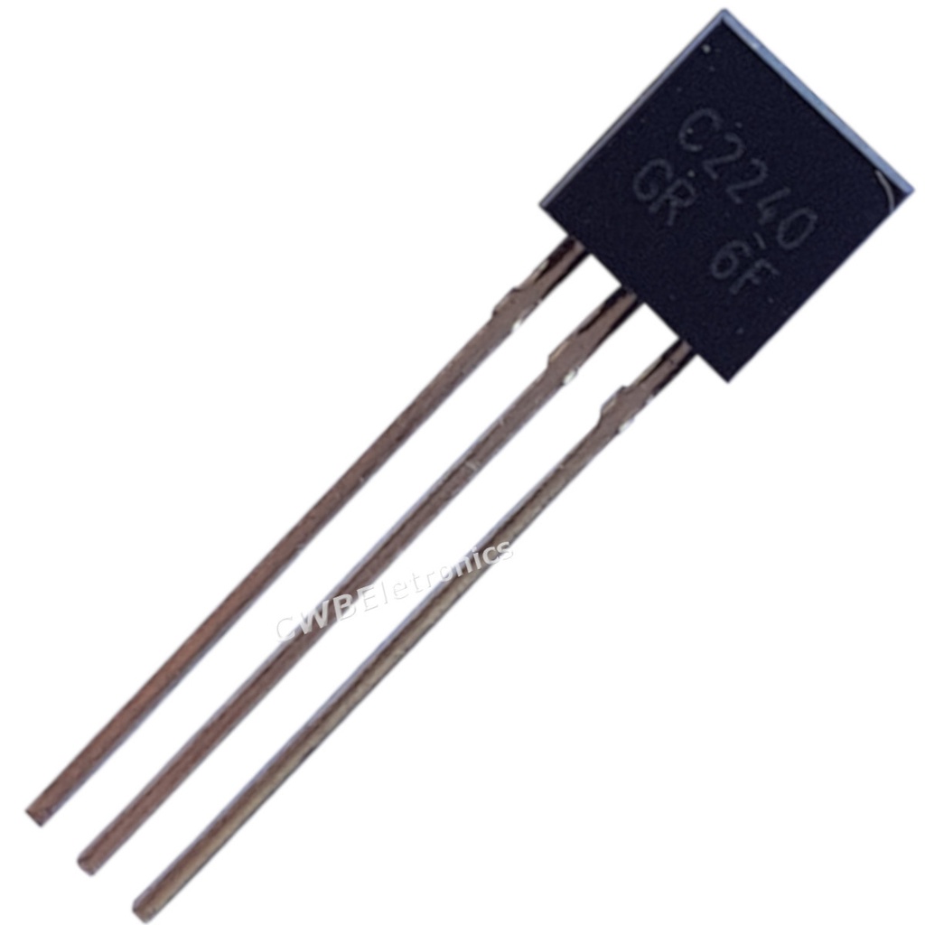 5 Transistor 2SC2240 - Ricambi Elettronici SI-N 120V 0.1A 100MHz Per Amplificatori E Circuiti