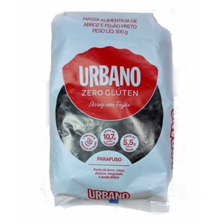 Macarrão de Arroz e Feijão Preto Parafuso Urbano 500g