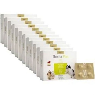 Combo 12 Vermífugo Therax Plus 660mg C/48 Comp