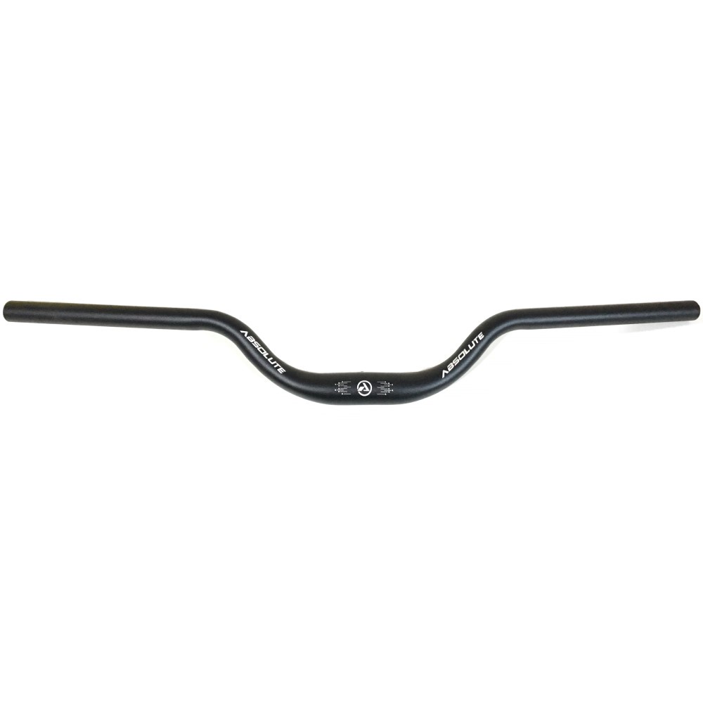 Guidão Alumínio Mtb Absolute 31.8 X 720mm 60mm Alto Curvo