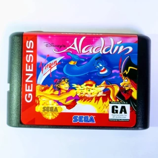 Aladdin Cartucho Fita Jogo para Mega Drive Sega Genesis
