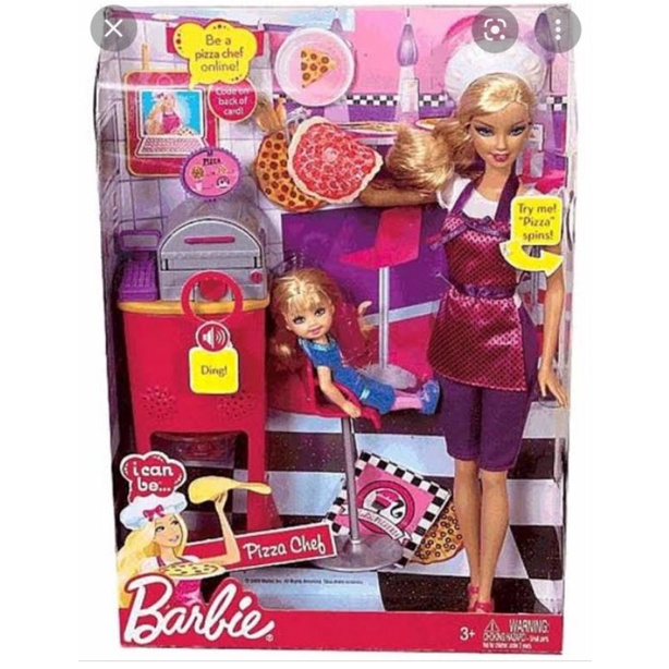 Barbie chef hot sale set