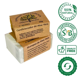 Condicionador Shampoo barra Aloe Vera Expresso Mata Atlântica