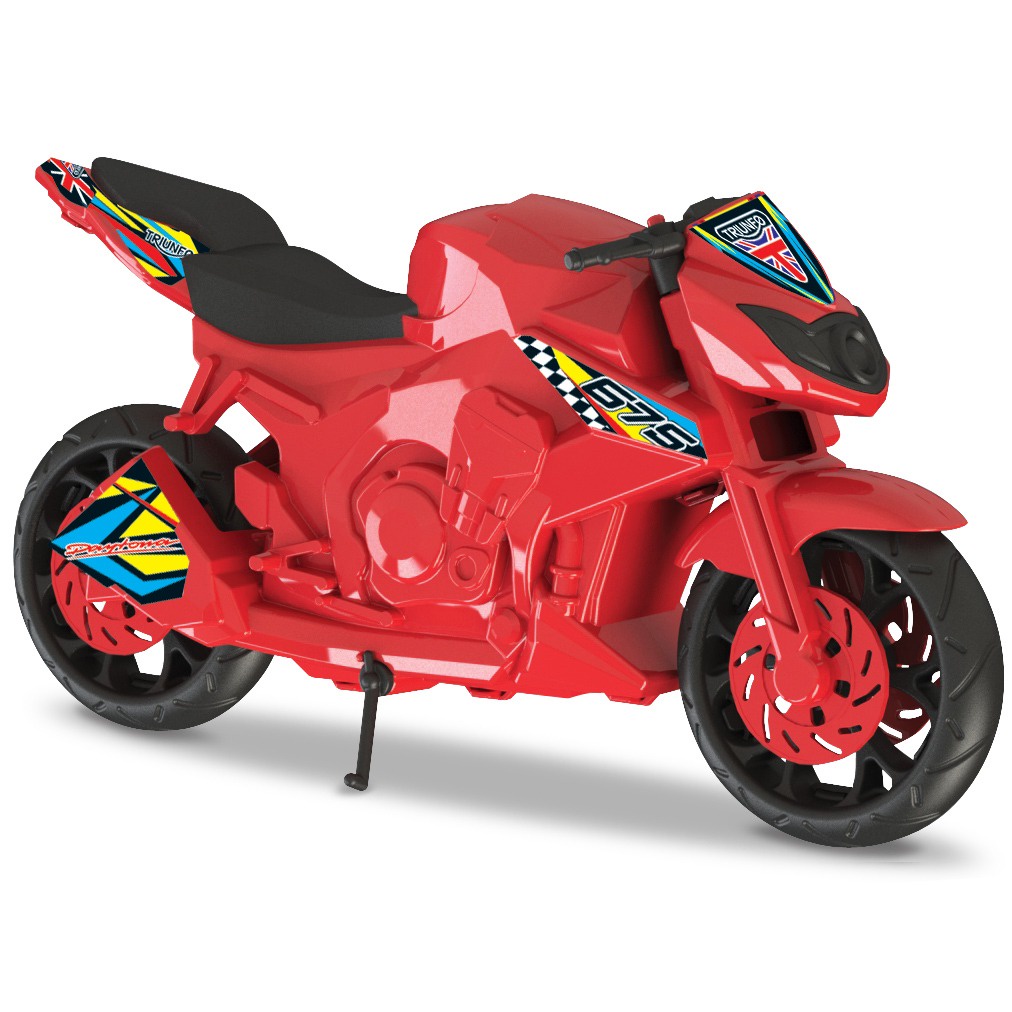 Kit 2 Motos Corrida Brinquedo 1600 Realista Presente Menino