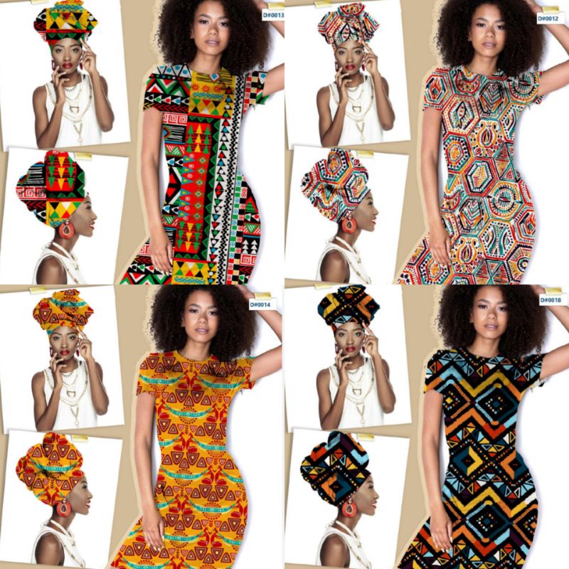 Roupas com hot sale tecido africano