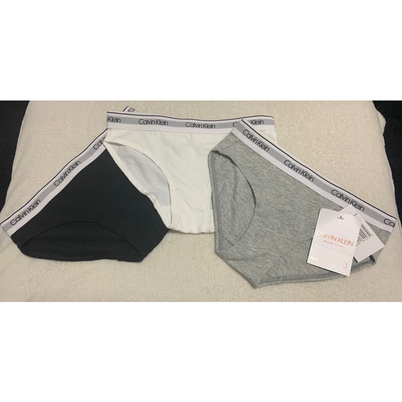 Calvin Klein Big and Tall Men's 3 Pcs Underwear Briefs Gray, White, Black  48-60