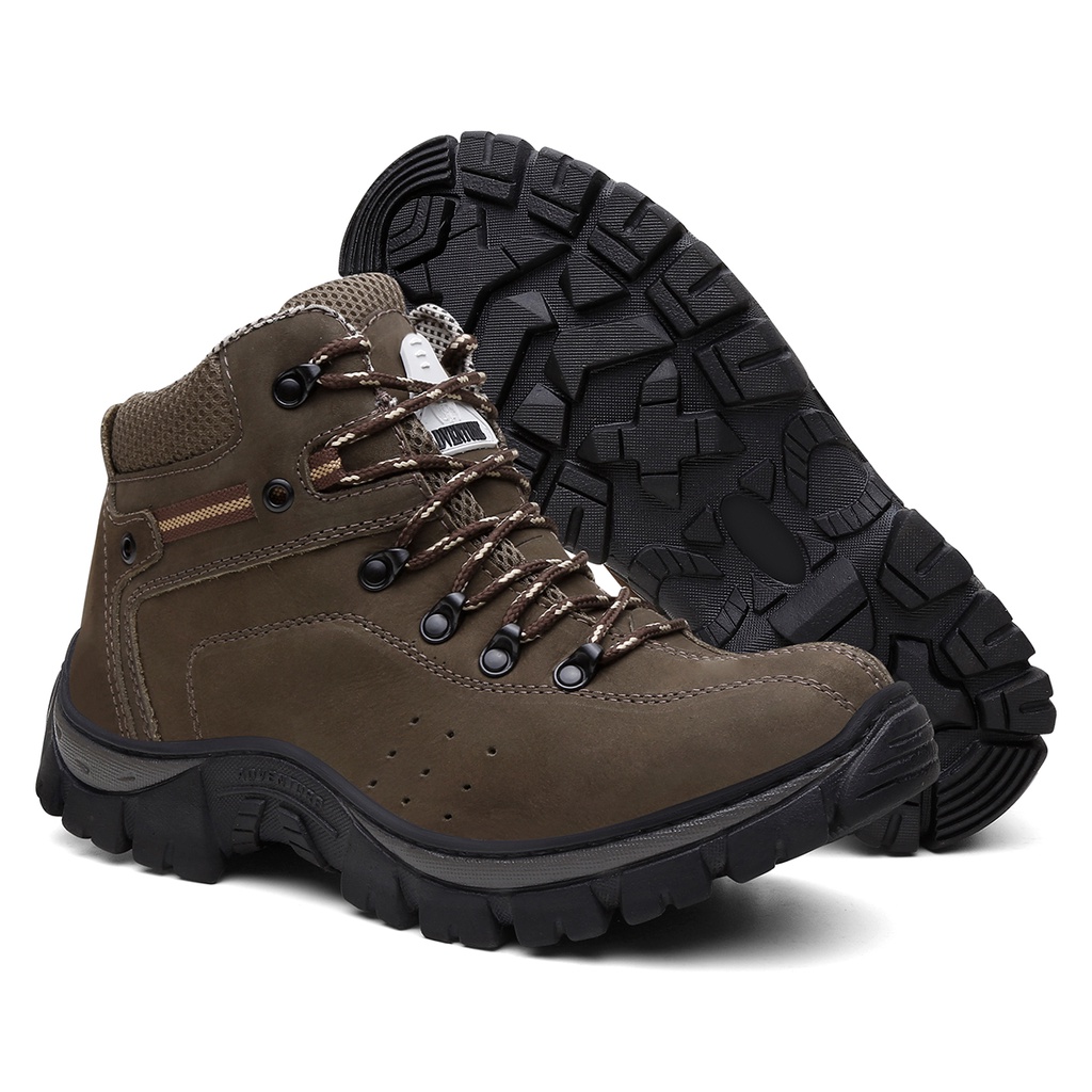 Tênis masculino bota adventure salazari hot sale couro ecológico